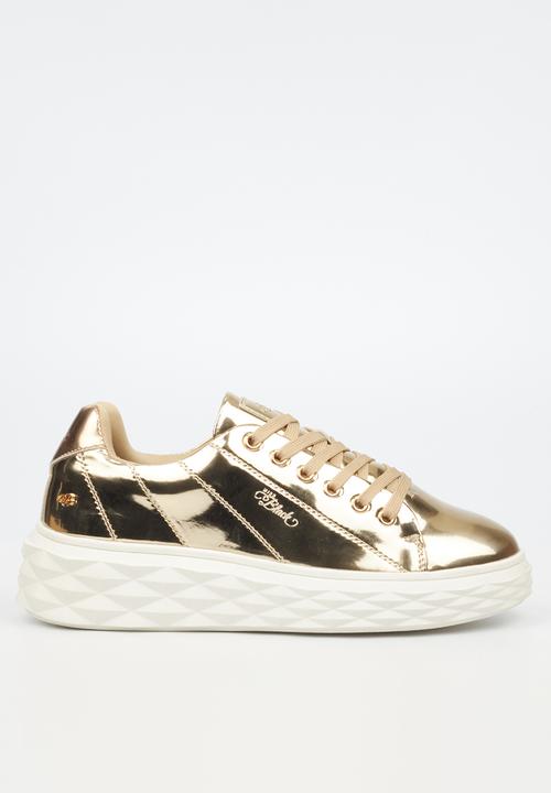 Miss Black Ladies Sneakers Miss Black Women's Choo 1 Sneakers Gold (7810330853465)