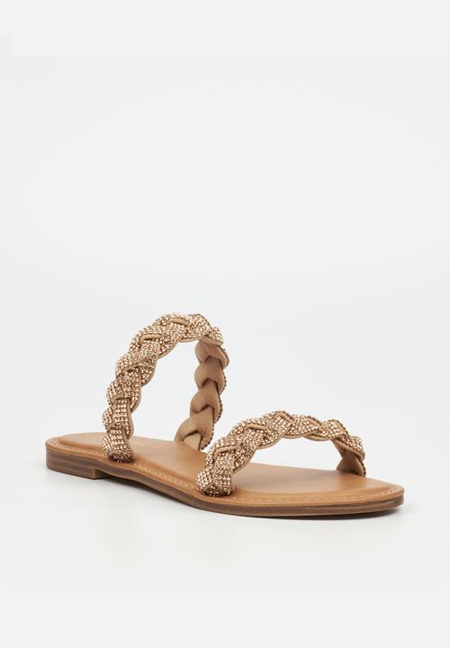 Miss Black Sandals Miss Black Basil 4 Embellished - Rose Gold
