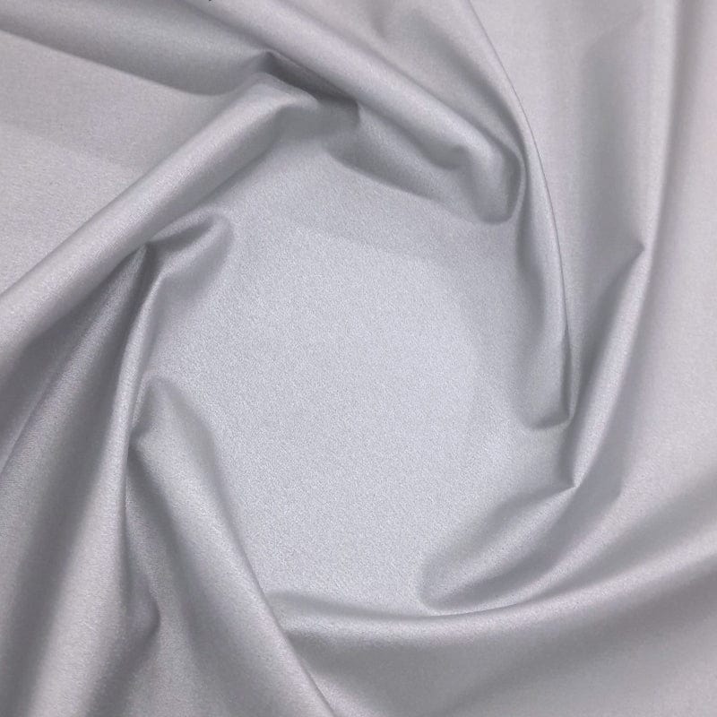 Mood Fabrics Waterproof Fabric 2 Tone Ventura Alluminised Outdoor Waterproof Fabric Light Grey 350 gsm 240 cm