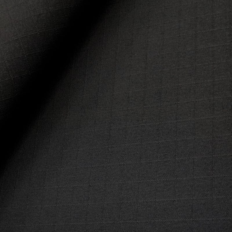 Mood Fabrics Waterproof Fabric Ventura Big Block Outdoor Canvas Waterproof Fabric Black 500 gsm 200 cm