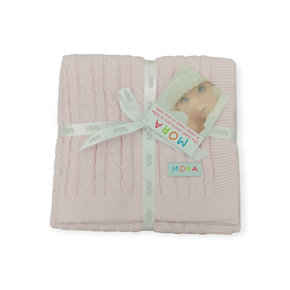 Mora Babies & Kids Mora Lluvia 813 Blanket 75x100 Pink (7462036111449)
