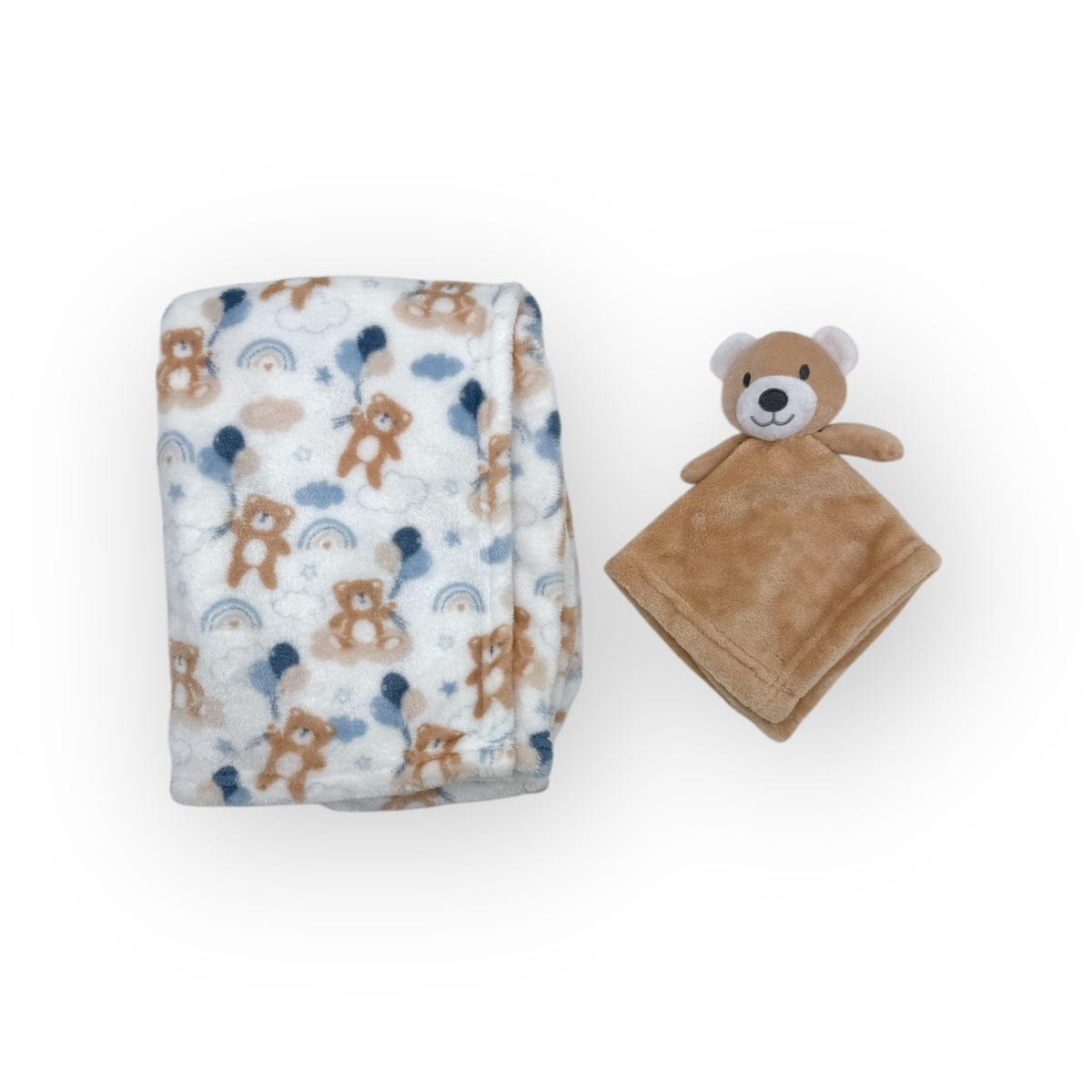 Mothers Choice BABY BLANKET Mothers Choice Dudu Blanket Neutral Bear 75x100cm BLK3265