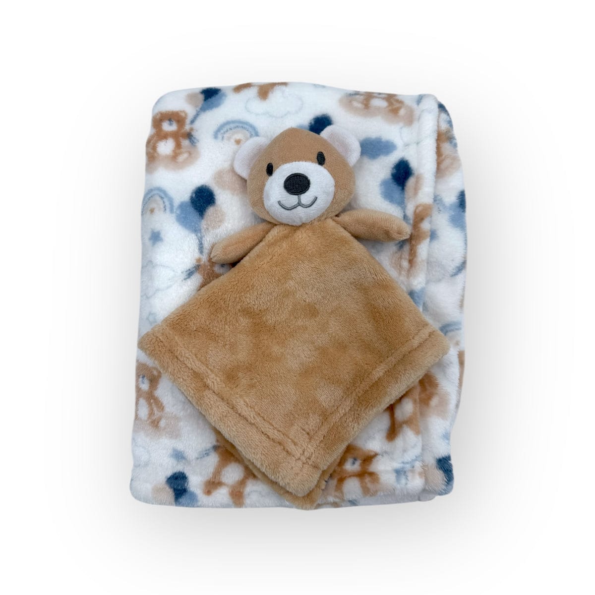 Mothers Choice BABY BLANKET Mothers Choice Dudu Blanket Neutral Bear 75x100cm BLK3265