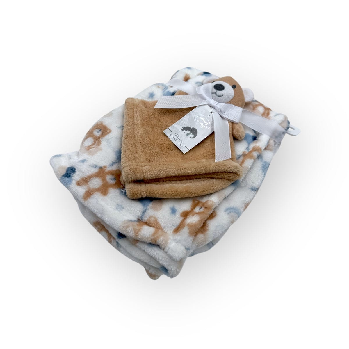 Mothers Choice BABY BLANKET Mothers Choice Dudu Blanket Neutral Bear 75x100cm BLK3265