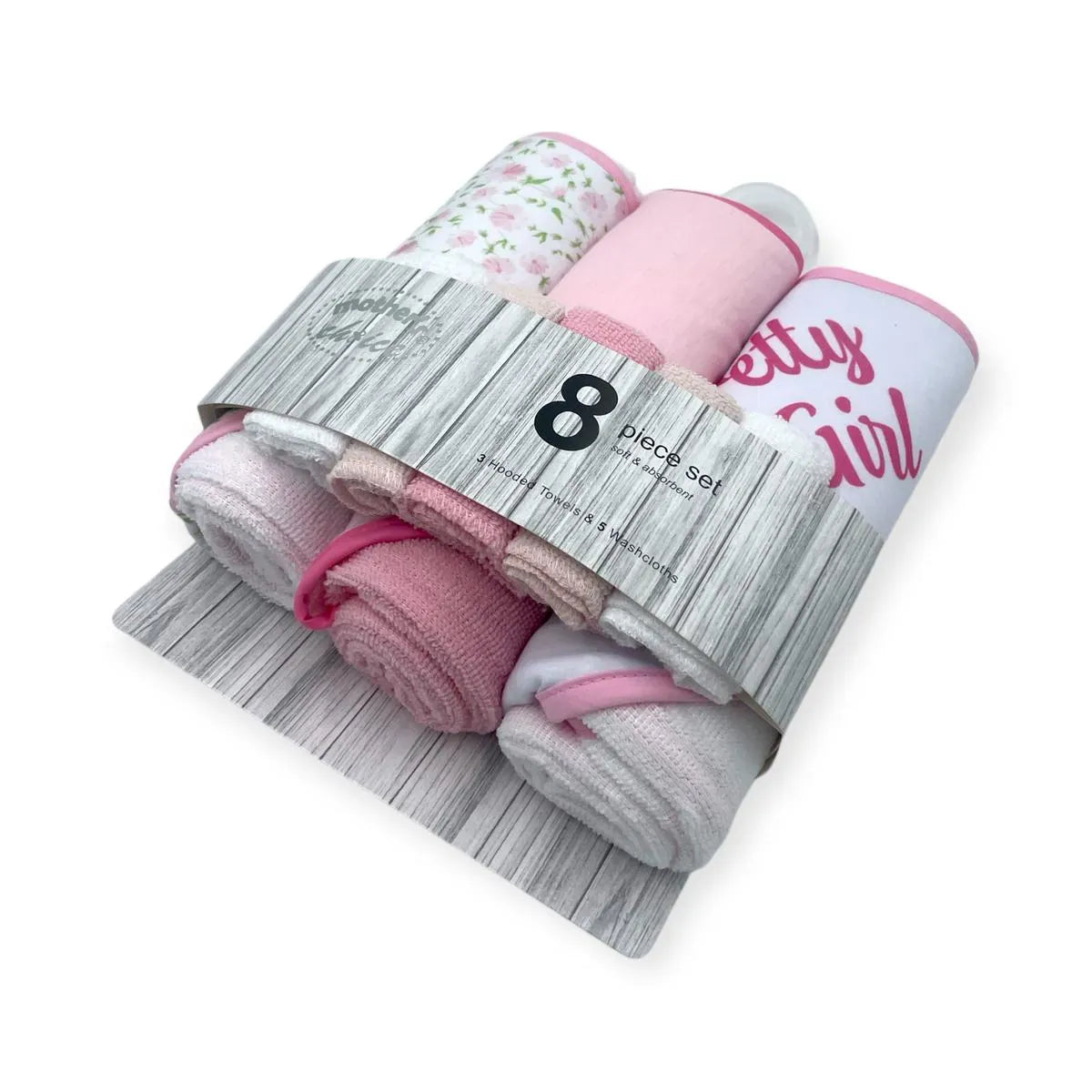 Mothers Choice Towel And Facecloth Set Mothers Choice 8 Piece Towel And Facecloth Set Hello Girl