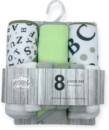 Mothers Choice Towel And Facecloth Set Mothers Choice Every Mothers Choice 8 Piece Towel And Facecloth Set ABC-123
