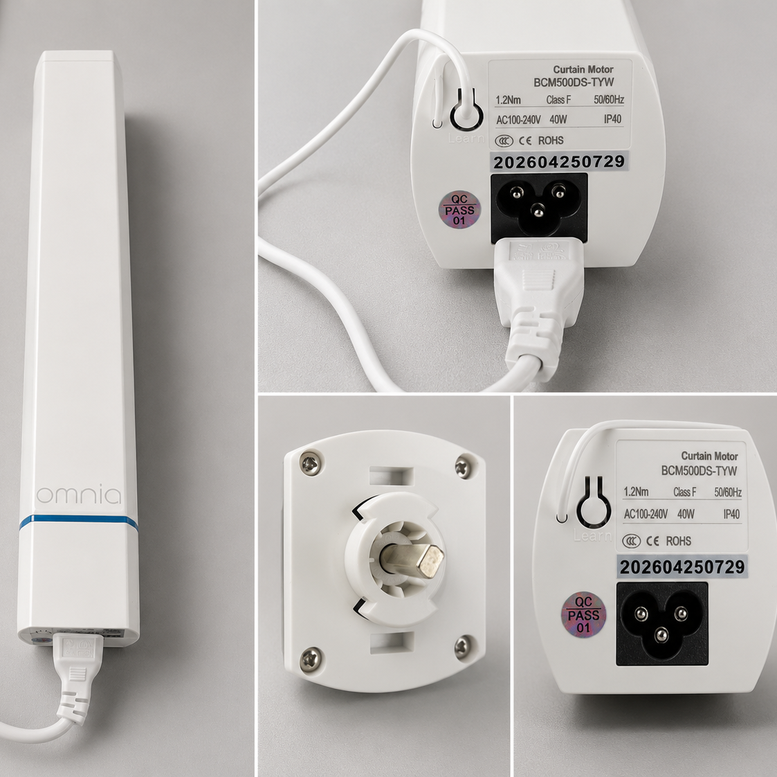 Papini Omnia Curtain Motor (Wired) SNB101.