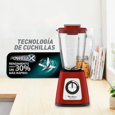 Moulinex blender Molinex Blendforce Red 800W LM430510