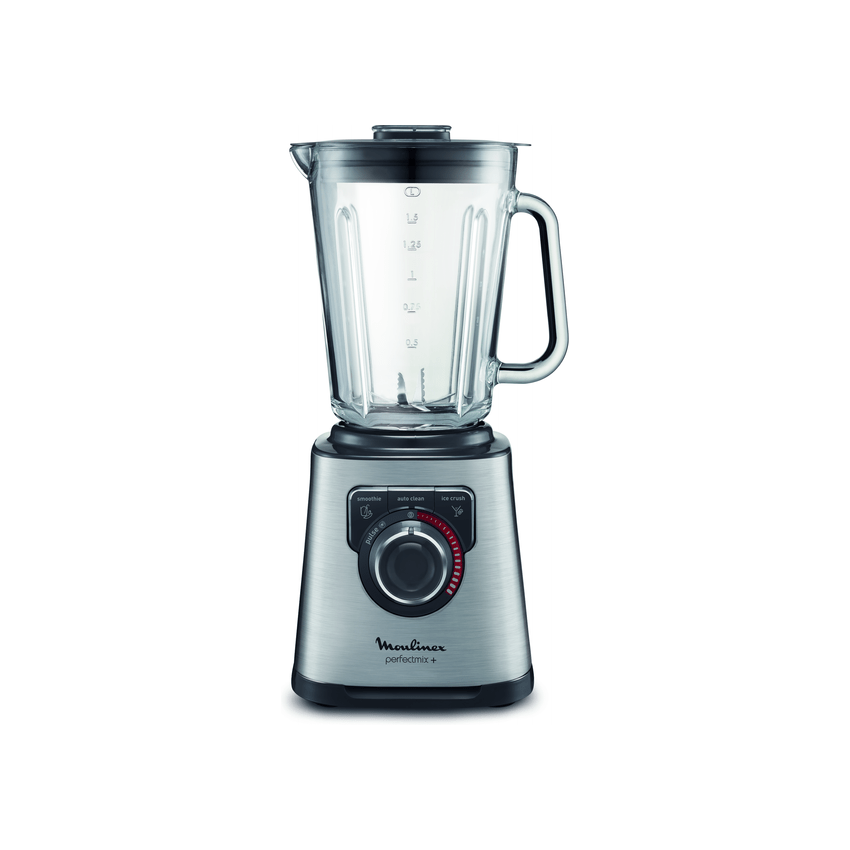 Moulinex blender Moulinex Perfect Mix 1200w 6 Blade Glass Jar Blender Stainless Steel LM811D10 (7234310930521)