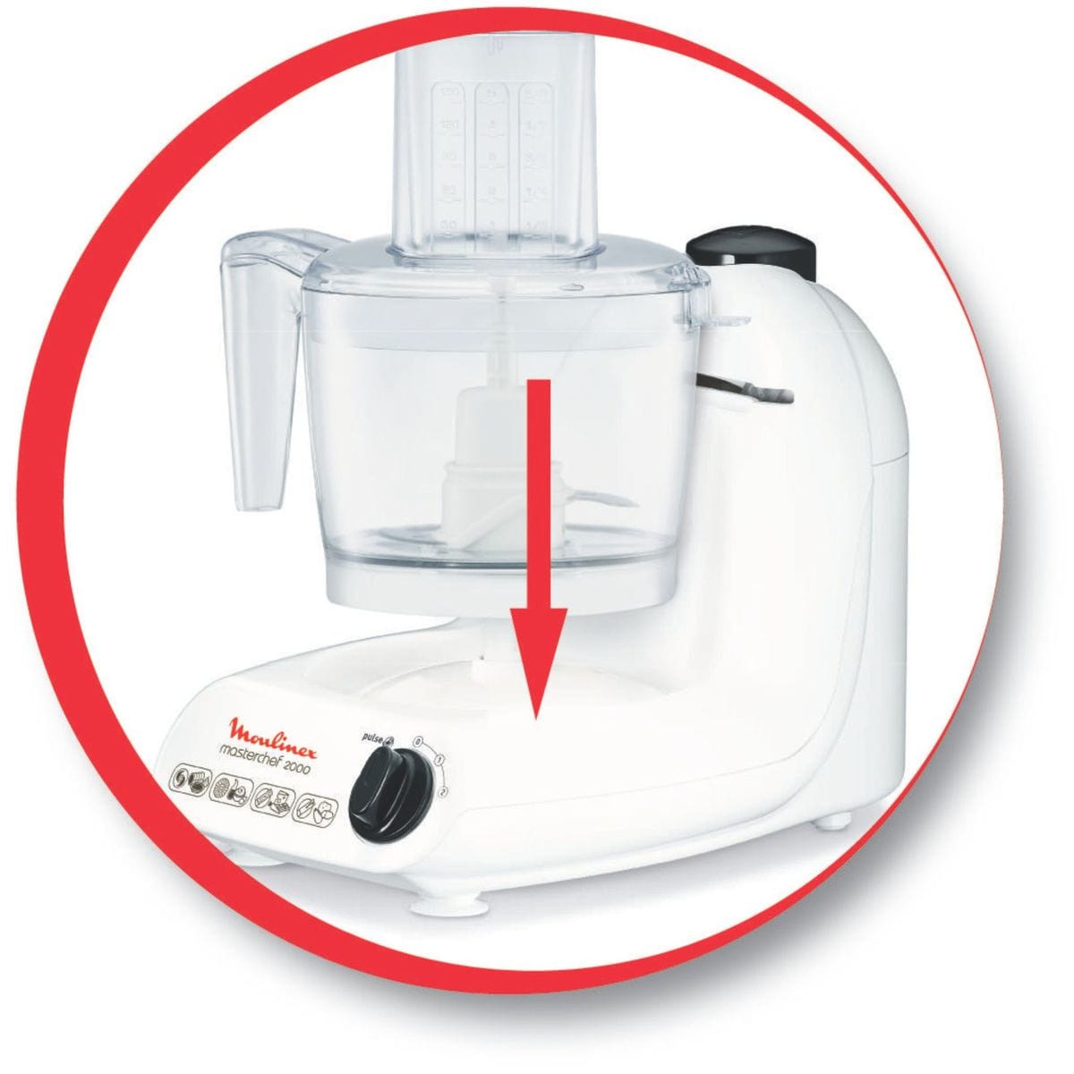 Moulinex chopper Moulinex Masterchef 2000 Food Processor 500W FP211110