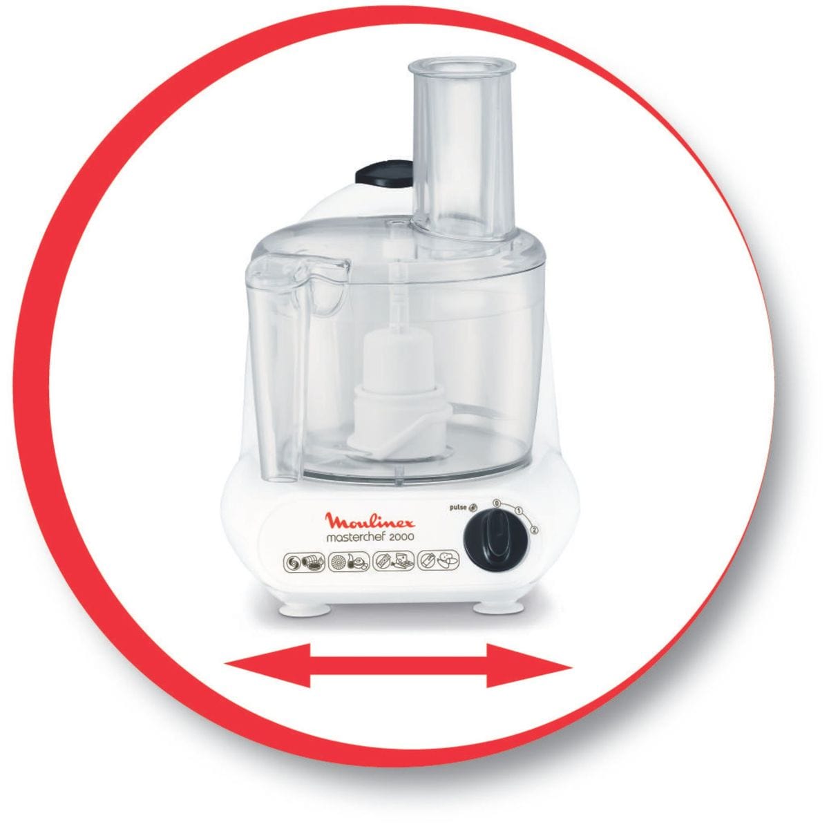 Moulinex chopper Moulinex Masterchef 2000 Food Processor 500W FP211110