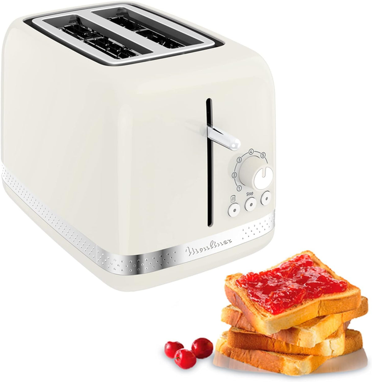 Moulinex COFFEE MACHINE Moulinex 2 Slice, 2400 W Toaster Soleil LT300A10 (7476971765849)