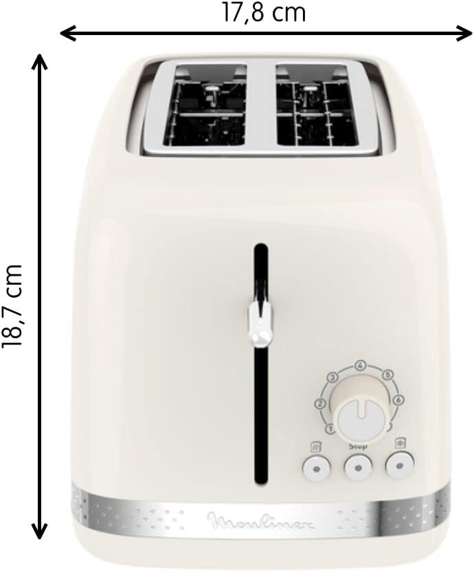 Moulinex COFFEE MACHINE Moulinex 2 Slice, 2400 W Toaster Soleil LT300A10 (7476971765849)