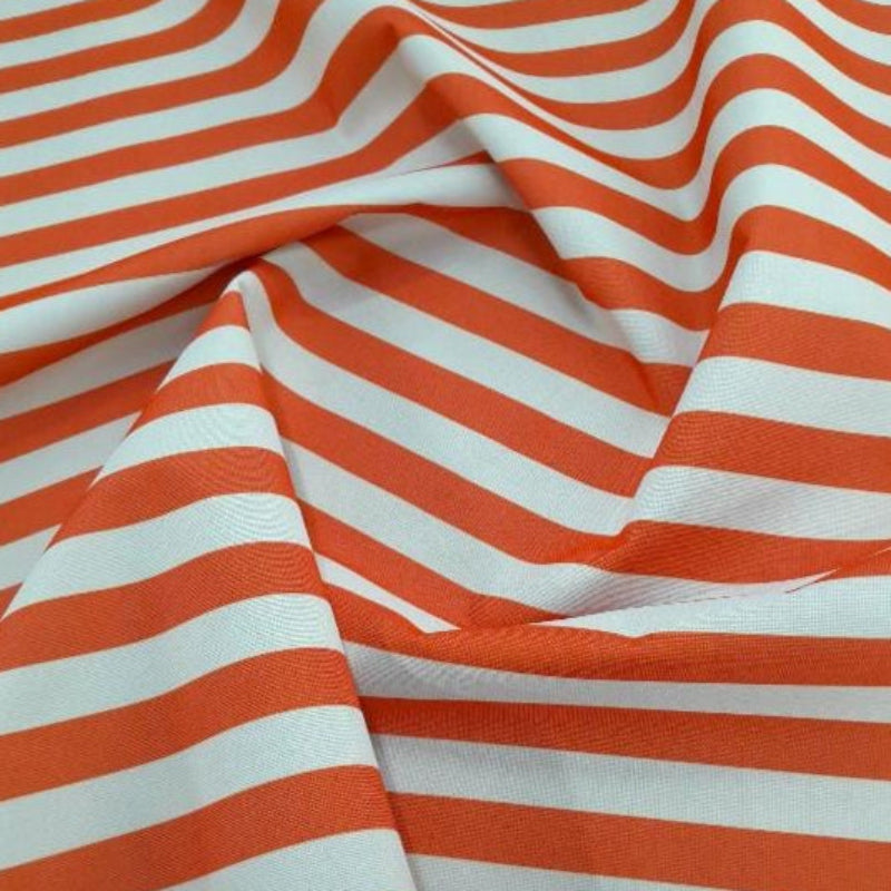 MSR Canvas Orange Big Stripe PVC Waterproof Canvas 600D Collection 140 cm (7813313200217)