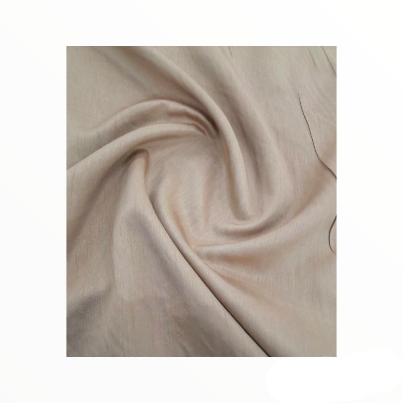 MSR Curtain Fabrics Caramel Poly Silk Plain Dyed Collection 280 cm (7804338372697)