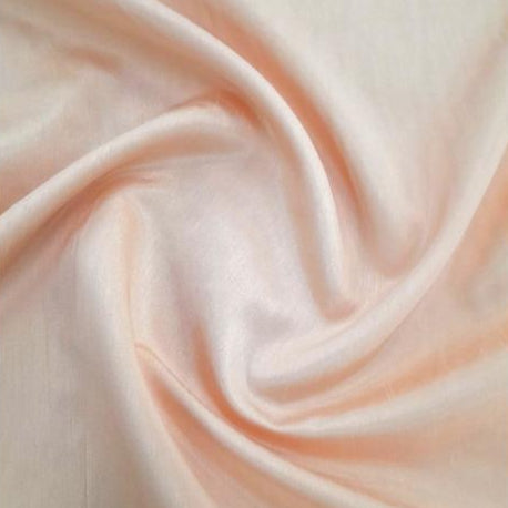 MSR Curtain Fabrics Peach Poly Silk Plain Dyed Collection 280 cm (7804338372697)