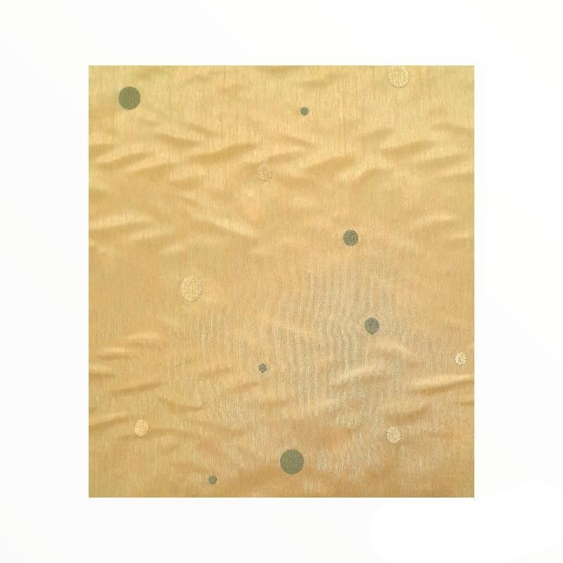 MSR Curtain Fabrics Silk Two Tone Circle Embroidery 280 cm