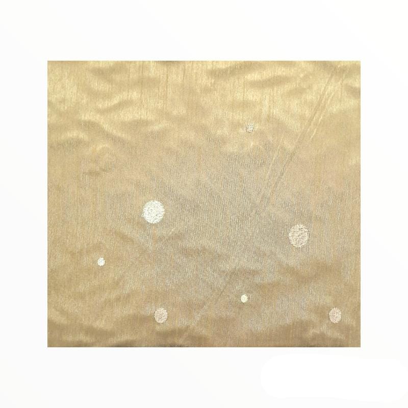 MSR Curtain Fabrics Silk Two Tone Circle Embroidery 280 cm