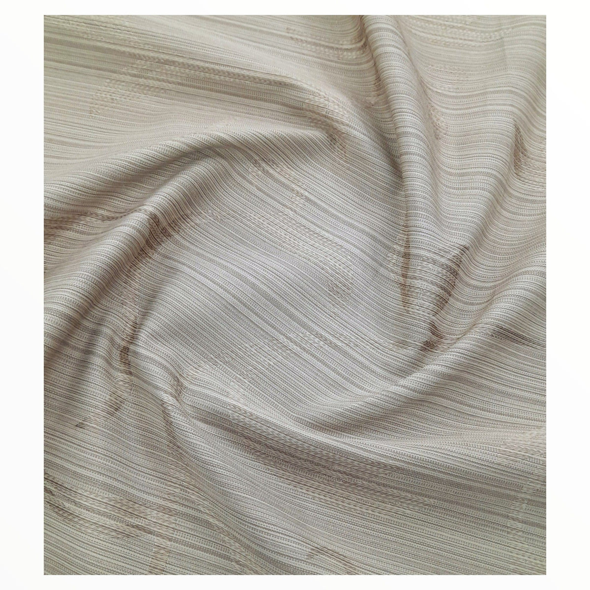 MSR Curtaining Material Biscuit Fabric Blockout Curtaining Selflined Belleza Floral 280 cm