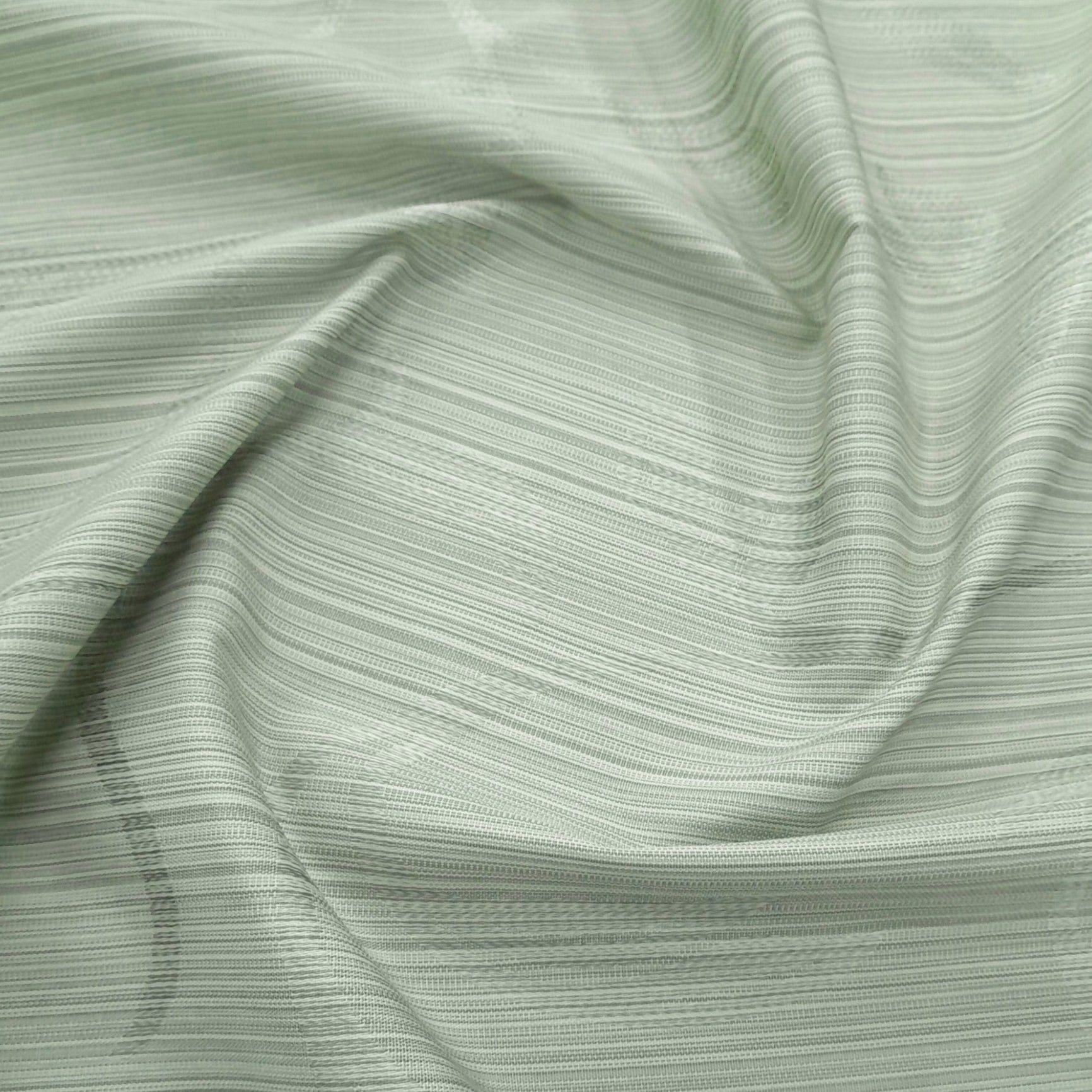 MSR Curtaining Material Duckegg Fabric Blockout Curtaining Selflined Belleza Floral 280 cm