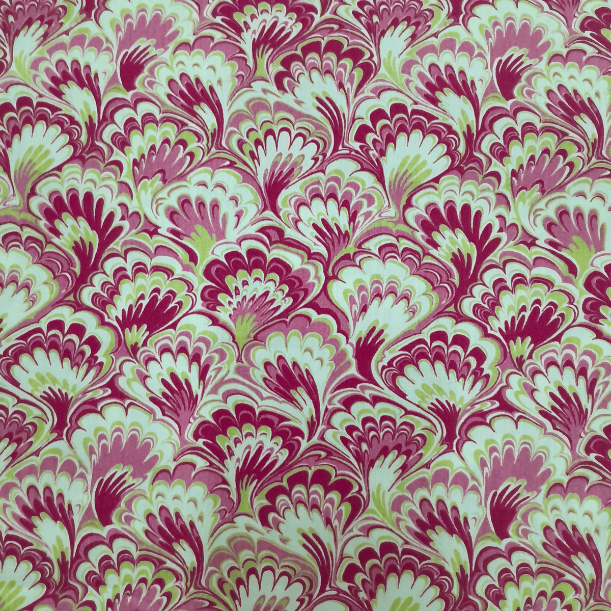 MSR Printed Cotton Fabric Pink Printed Cotton Fabric Peacock Pattern 140 cm