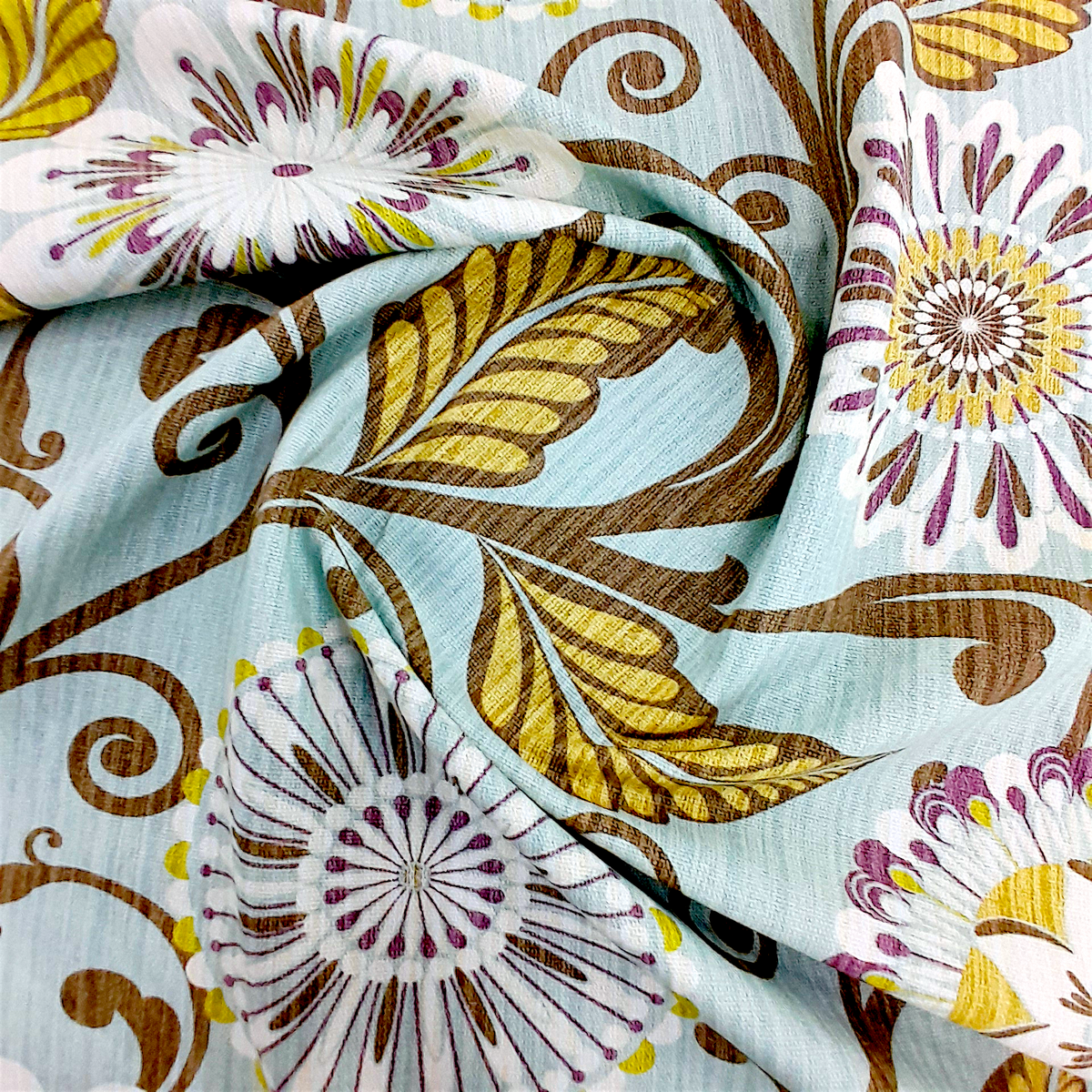 MSR Printed Fabric Printed Cotton Fabric Spirited Urban Blossom 140 cm