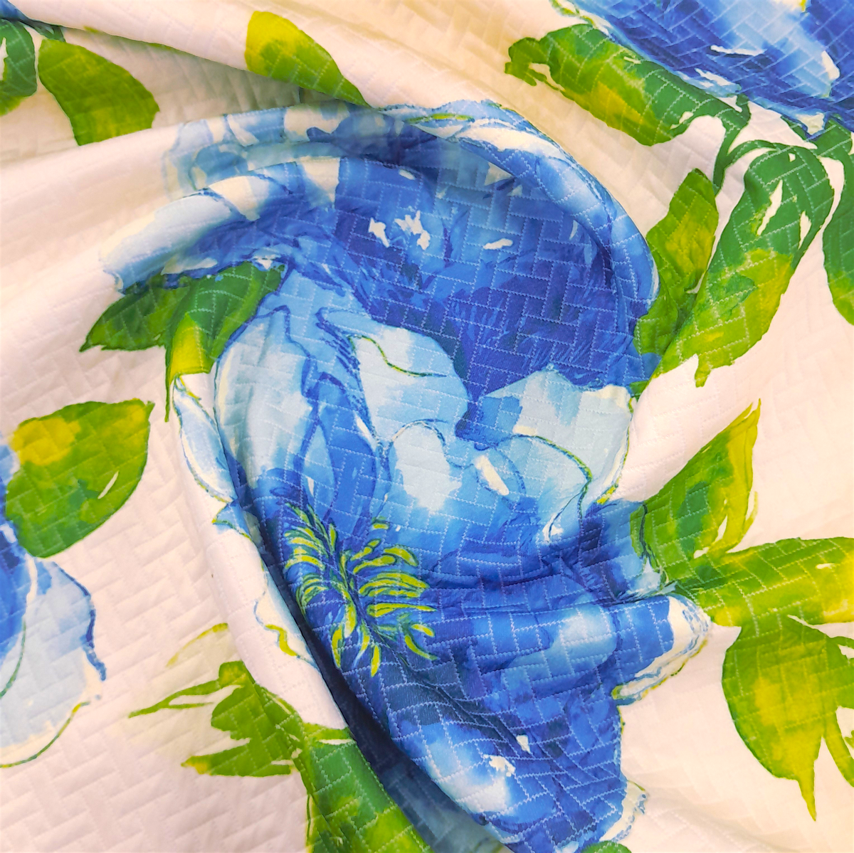 MSR Printed Fabric Printed Curtain Fabric Celestial Green 140 cm