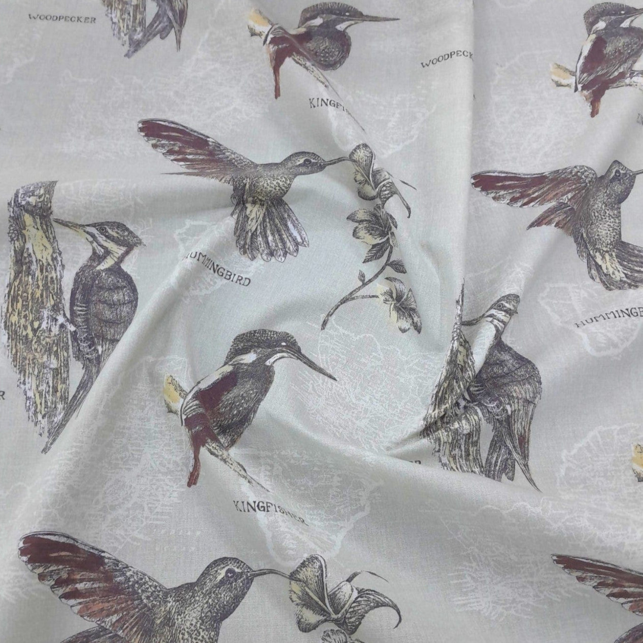 MSR Tabling Fabric Arizona Birds Polycotton Tabling Fabric 2041 235cm
