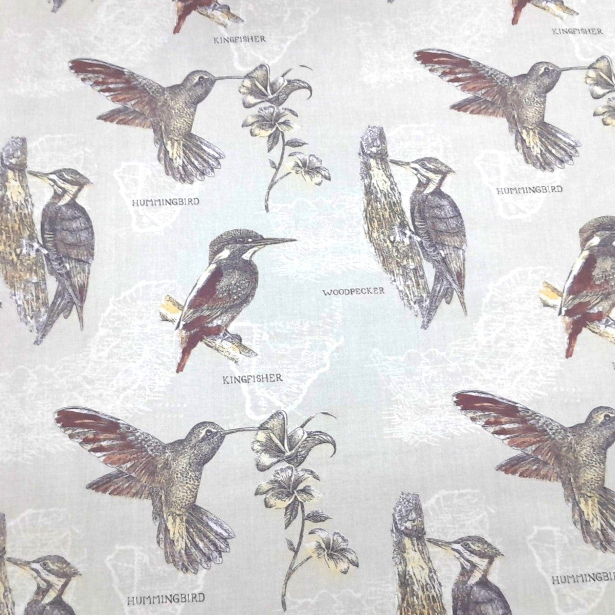 MSR Tabling Fabric Arizona Birds Polycotton Tabling Fabric 2041 235cm