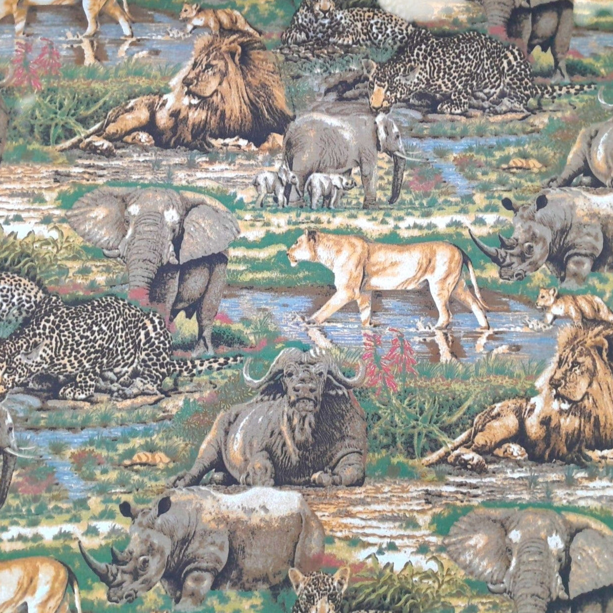 MSR Tabling Fabric Big Five Polycotton Tabling Fabric 2041 235 cm
