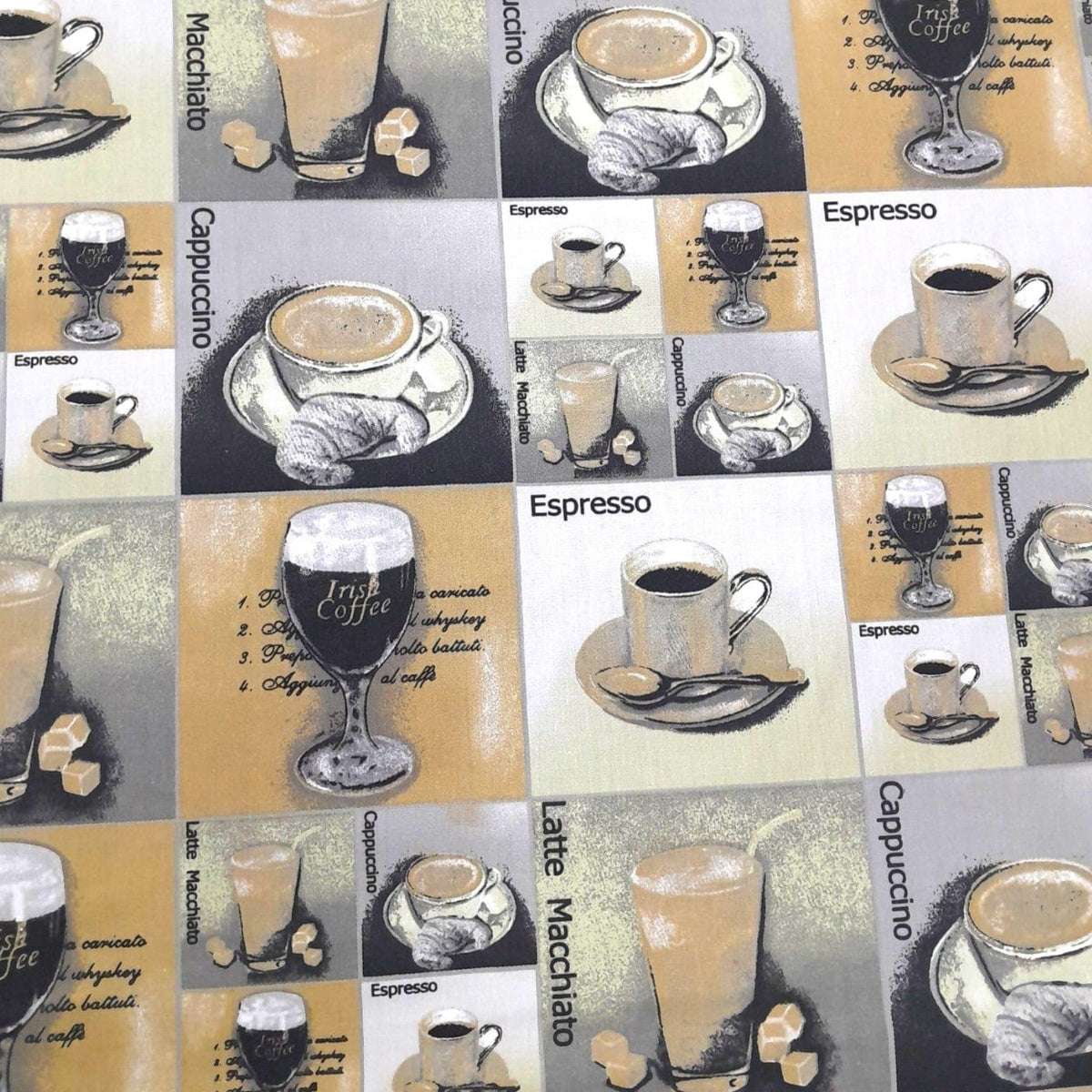 MSR Tabling Fabric Coffee Polycotton Tabling Fabric 235 cm