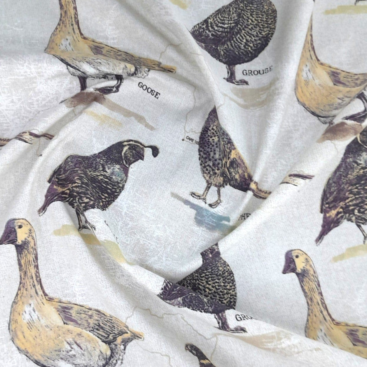 MSR Tabling Fabric Game Birds Polycotton Tabling Fabric 2041 235cm
