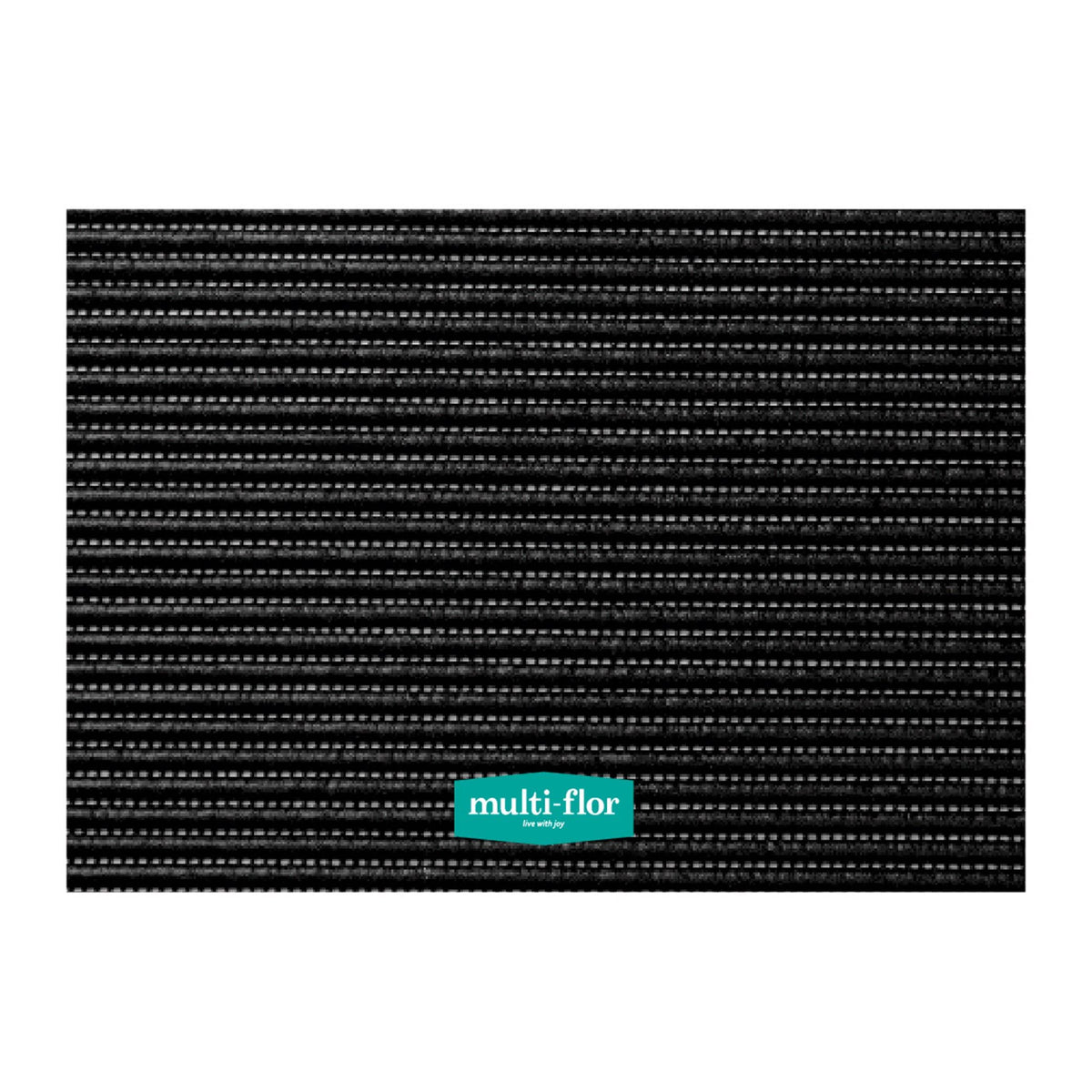 MULTI-FLOR BATH MAT Multi-Flor Moonwalk Bathroom Mat 65cm Wide Versa Black