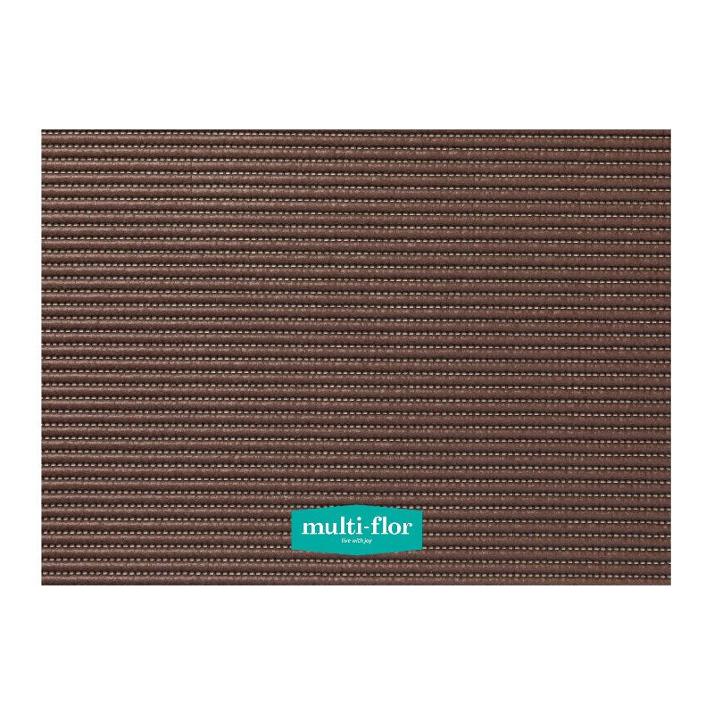 MULTI-FLOR BATH MAT Multi-Flor Moonwalk Bathroom Mat 65cm Wide Versa Brown