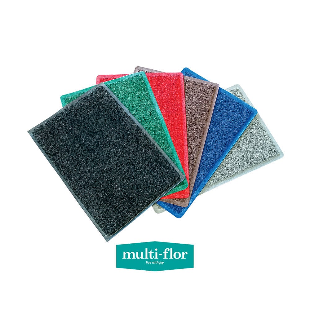 MULTI-FLOR DOOR MATS Multi-Flor Clean Step Door Mat Brown