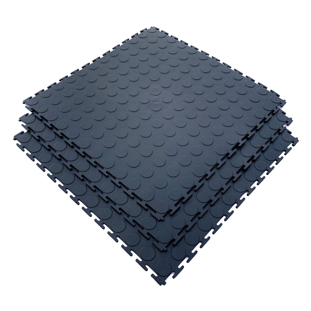 MULTI-FLOR DOOR MATS Multi-Flor Multi-Lock Medallion Interlocking DIY 1 m2 (4 Tiles) Black