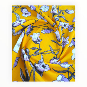 Fabric Printed Cotton Canvas Floral Curtaining Collection 280 cm