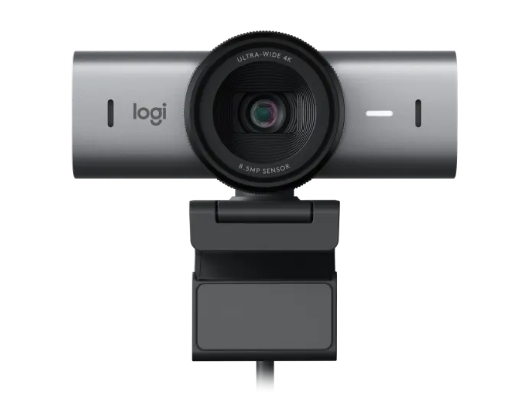 Logitech MX Brio 705 Webcam with AI Image Enhancement.