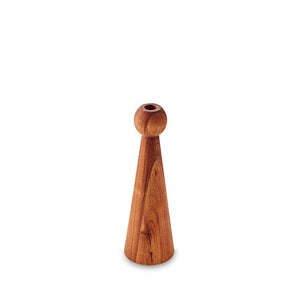 MY Butchers Block Candle & Holder My Butchers Block Rigil Candlestick Medium Blackwood MBB-RIG-M-BLK (7464523038809)