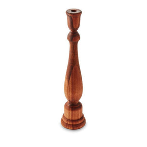 MY Butchers Block Candle & Holder My Butchers Block Sirius Candlestick Large Blackwood MBB-SIR-L-BLK (7461565202521)