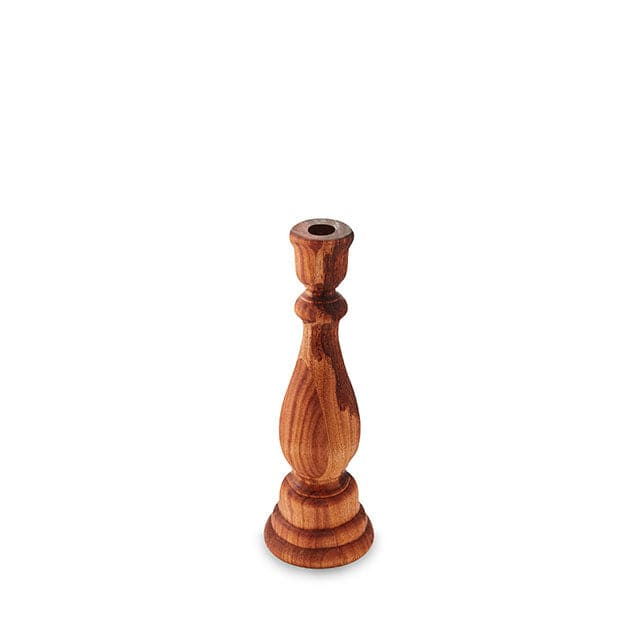 MY Butchers Block Candle & Holder My Butchers Block Sirius Candlestick Medium Blackwood MBB-SIR-M-BLK (7461565497433)