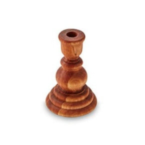 MY Butchers Block Candle & Holder My Butchers Block Sirius Candlestick Small Blackwood MBB-SIR-S-BLK (7461566251097)