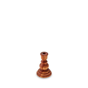 MY Butchers Block Candle & Holder My Butchers Block Sirius Candlestick Small Blackwood MBB-SIR-S-BLK
