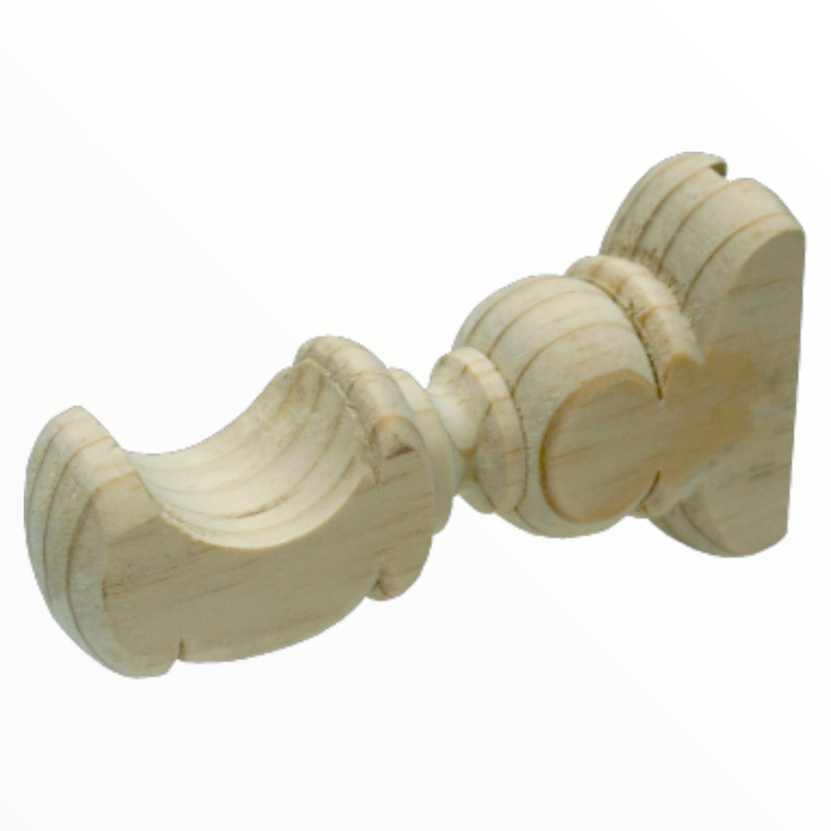 Natural Wood Bracket Single 34 mm