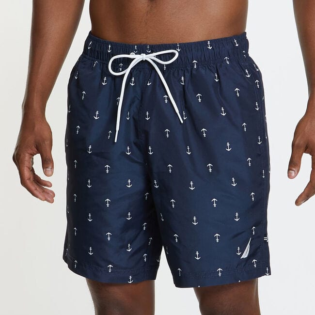 Nautical shorts Nautical Anchor Swim Short Navy