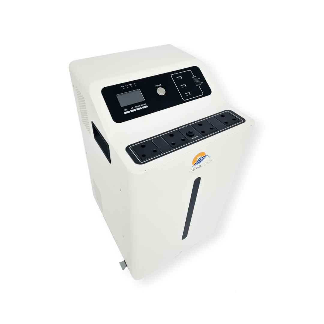 Navasolar INVERTERS Navasolar Trolley Inverter 3KW/2.56KWH Lithium Battery TI-3024 (7290340442201)