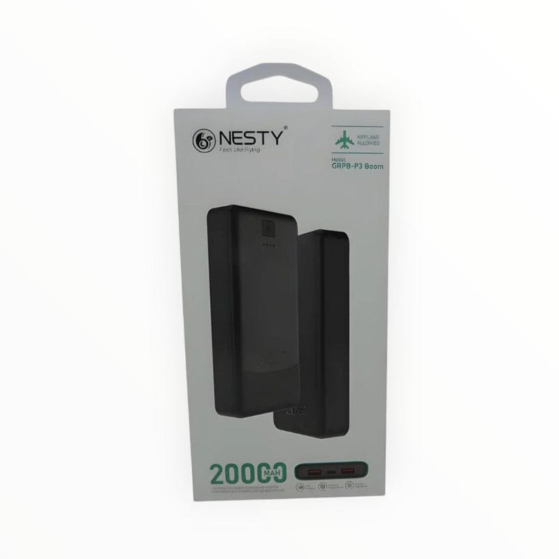 Nesty Power Bank Nesty 20000mAh Multi Functional USB Power Bank Black NTGRPBP3