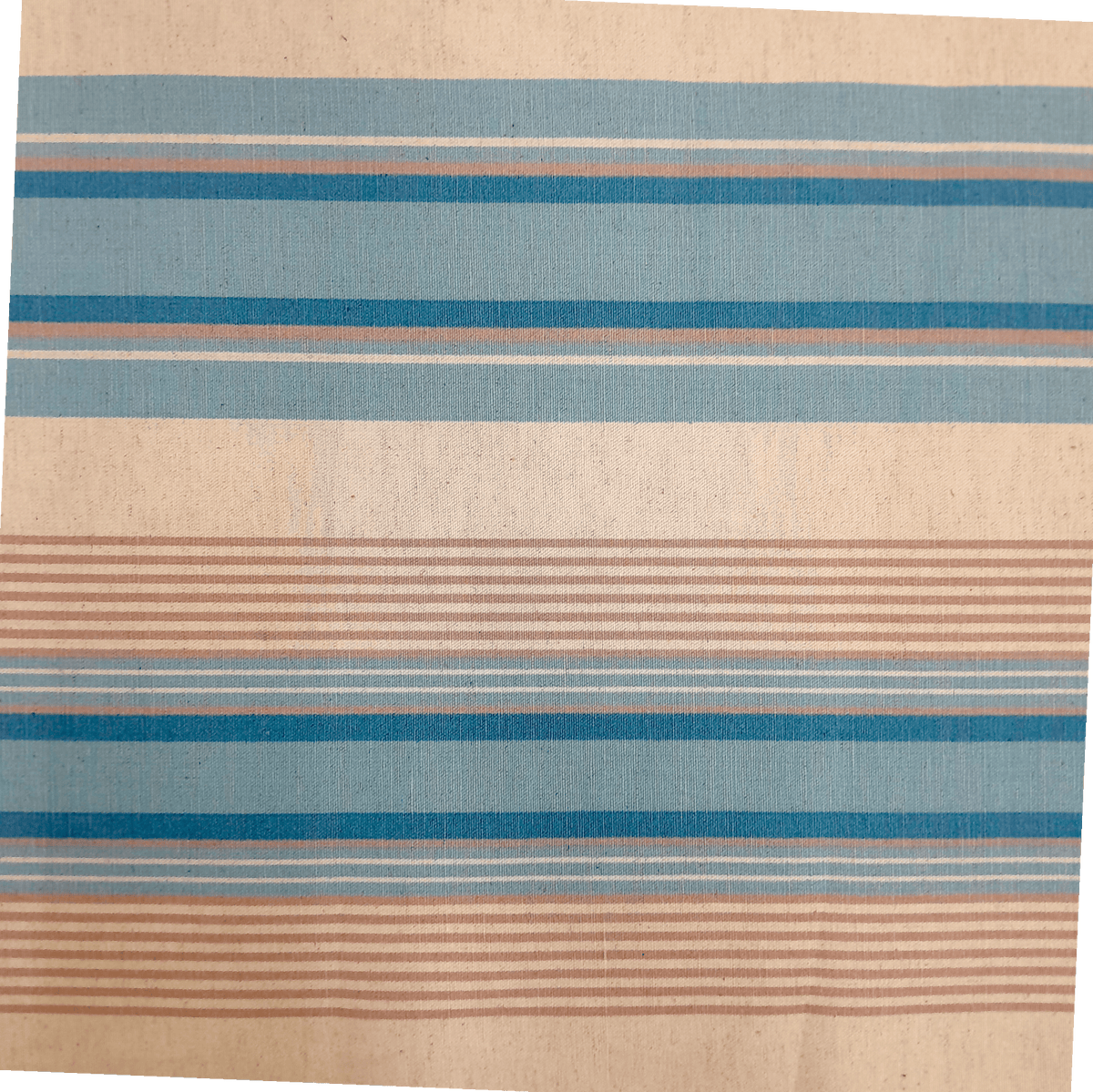 Nettex Curtaining Fabric Blue Nettex Special Clearance Curtain Big Stripe 140 cm