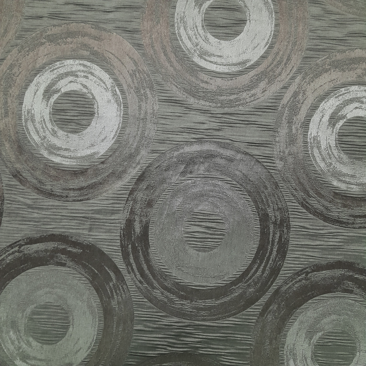 Nettex Curtaining Fabric Dark Grey Nettex Special Clearance Curtain Circles 140 cm