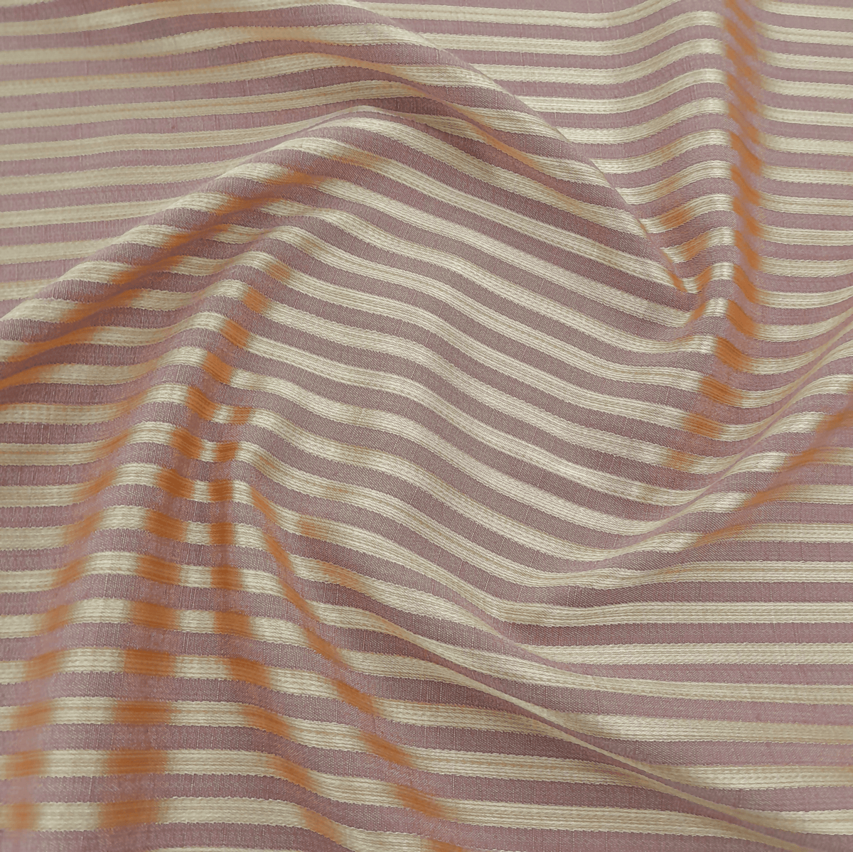 Nettex Curtaining Fabric Nettex Special Clearance Curtain Stripe Rose Gold 140 cm